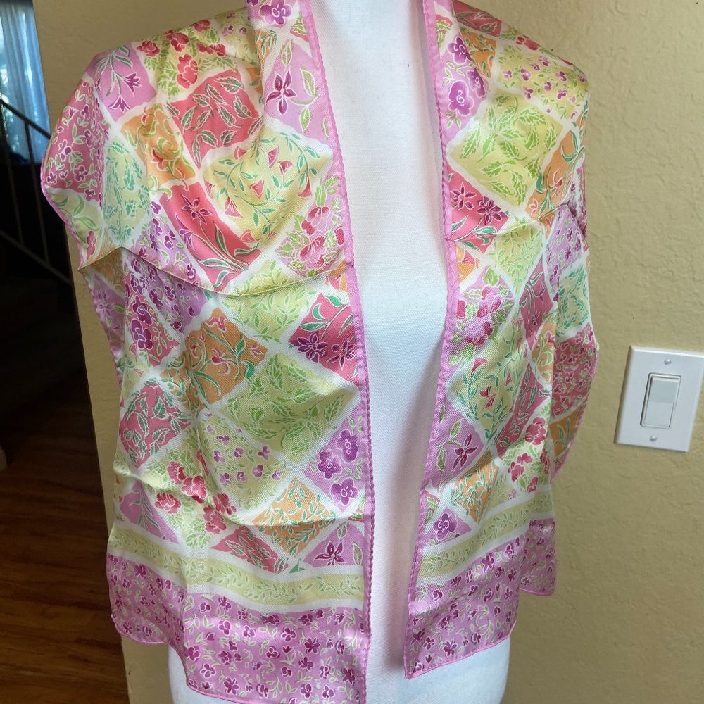 Nwot Acute 100 Silk Scarf Made In Japan